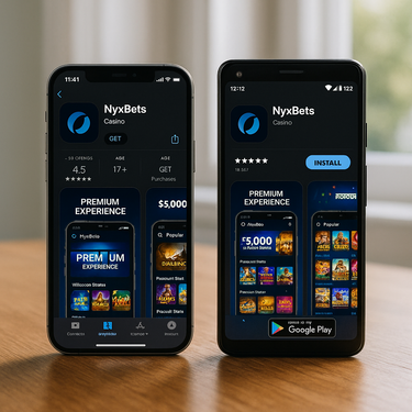 NyxBets Casino Apps - iOS and Android Applications